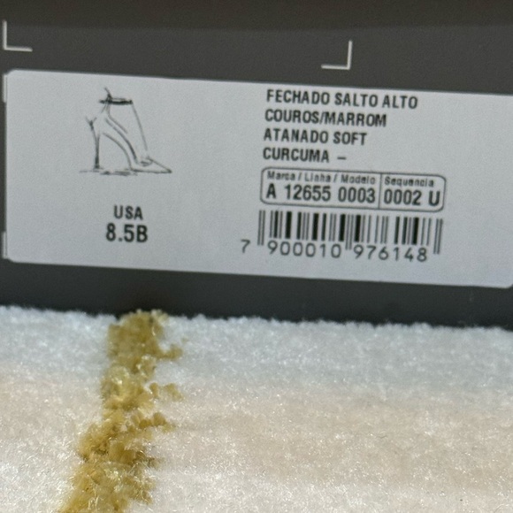 Brand New High Heel Leather Pumps - Luggage Brown - Picture 2 of 4